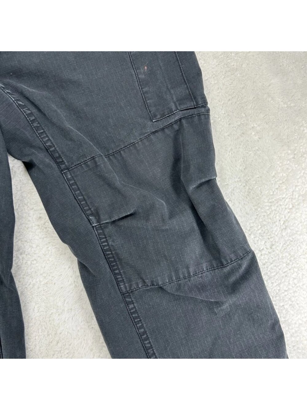 Harley-Davidson Ripstop Cargo Riding Pants Black 2004 Tactical Moto Biker 32x34 - Picture 3 of 16